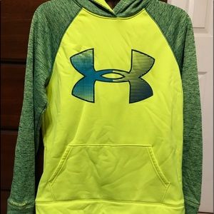 UNDER ARMOUR Boys Hoodie Sz YXL LIKE NEW